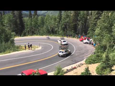 Matthew Brammeier percute une voiture   70Km/h sur le Tour de l'Utah