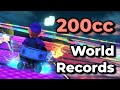 Mario kart 8 deluxe 200cc base game world records