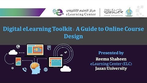 Digital eLearning Toolkit- Online Course Design Guide | JU 2024 eLearning Trainer, ELT