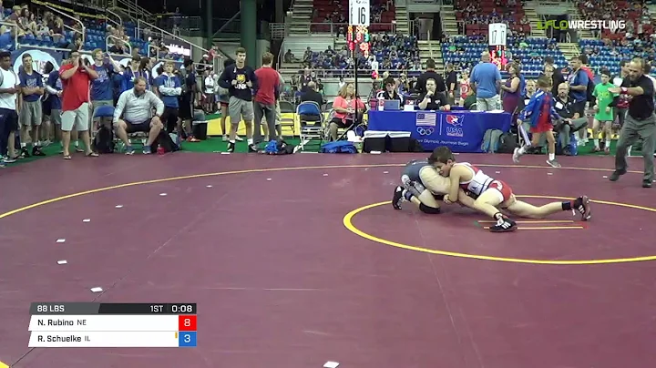 88 Consi of 8 #1 - Nathan Rubino (Nebraska) vs. Ro...