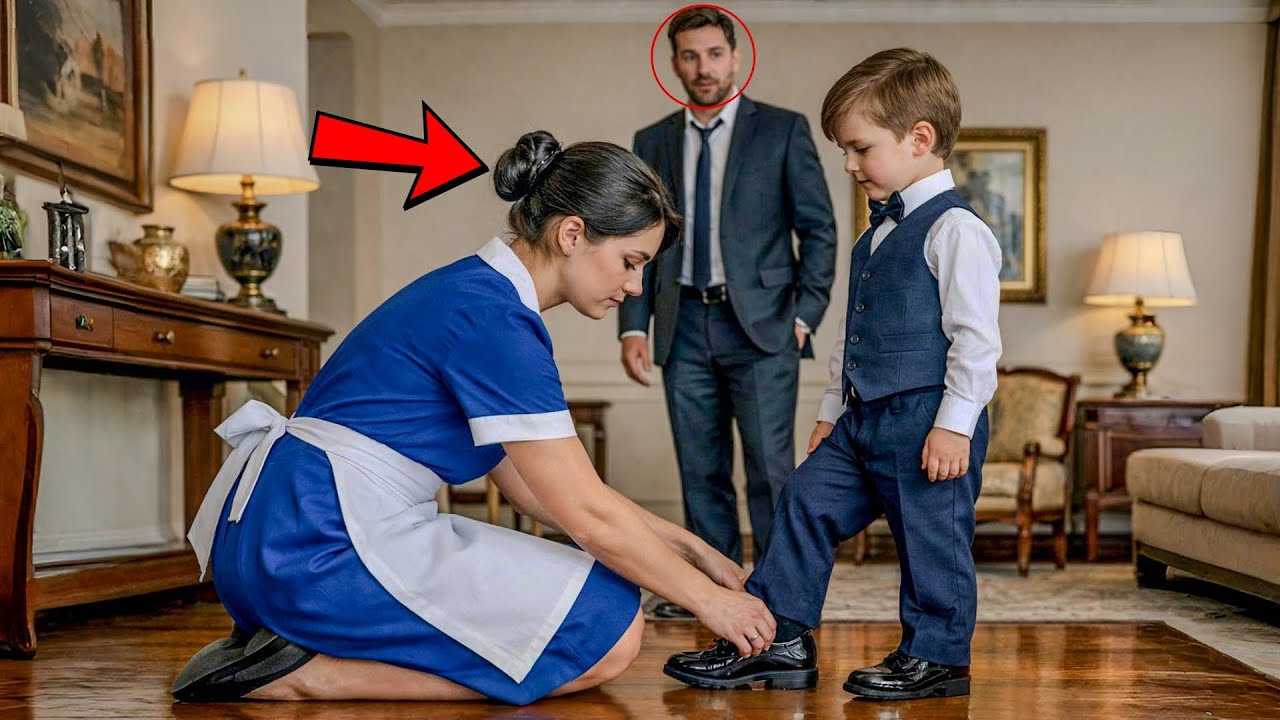 NINGUÉM CONSEGUIU AJUDAR O FILHO DO EMPRESÁRIO… ATÉ QUE A FAXINEIRA SURPRENDEU COM O IMPENSÁVEL