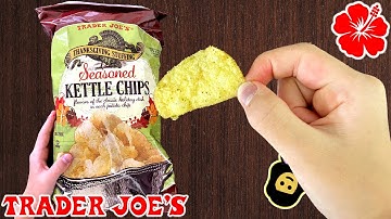 Thanksgiving Stuffing Seasoned Kettle Chips 🍟 🦃 - Trader Joe’s Product Review