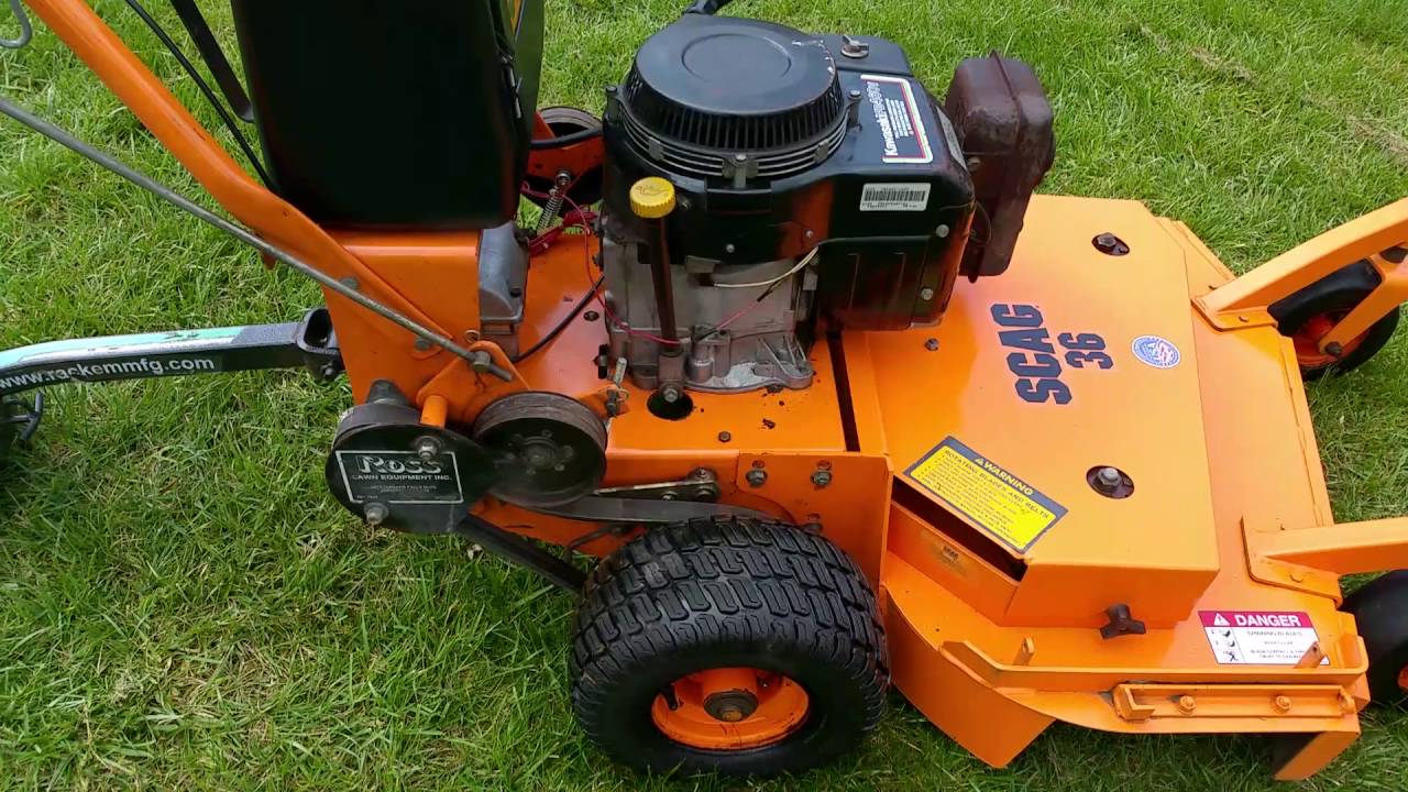 Scag 36" Walk Behind Commercial Lawn Mower For Sale Inspection Video! 