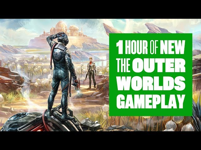 1 Hour Of NEW The Outer Worlds 4K Gameplay - SHOOTING! LOOTING