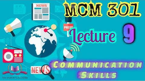 MCM 301 Lecture 9 Short VU Lectures