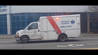 *BACK VIEW*  Abbotsford Fire Engine 1 Responding (X3) & BCAS Responding (X2)