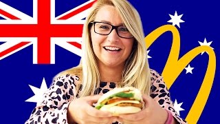 Americans Try Australian McDonald’s (Macca’s)