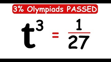 FRANCE OLYMPIADS || No Calculator Allowed #maths