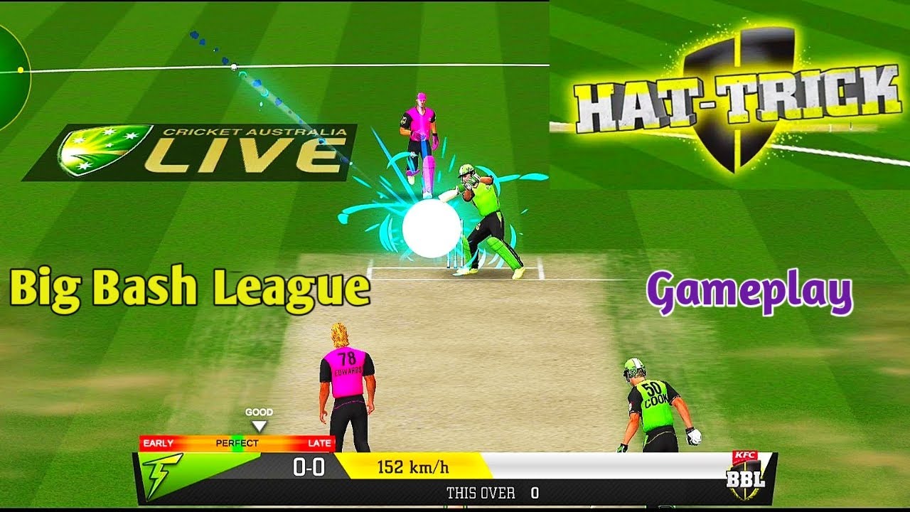 Big Bash Cricket Gameplay Big Bash league New Cricket Game Real cricket 20 RC 20 Gameplay