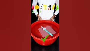 TRY TO GUESS HOW MANY TISSUE PAPER IT TOOKS ! #experiment #asmrsounds #satisfying #waterexperiment