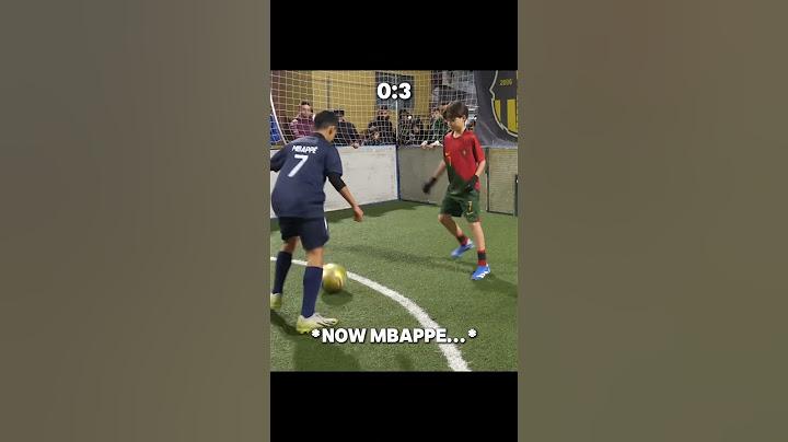 Mini Ronaldo got INJURED 🤕 #football #soccer #viralvideo #footballskills #ronaldo #mbappe