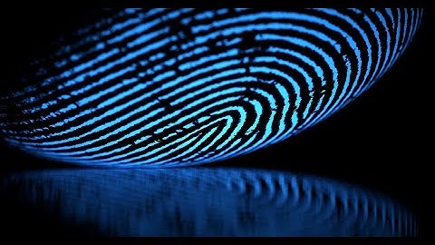 FINGERPRINT RECORDING (PERSONAL IDENTIFICATION TECHNIQUES)