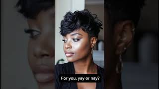 Empowering Pixie Cuts for Black Women: Slay Your Look! | #PixieCut #blackhairrocks