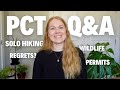 Answering all your pacific crest trail questions