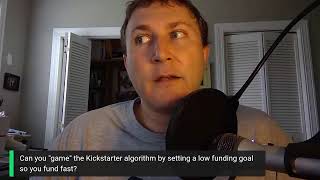 Can you game the Kickstarter algorithm with an artificially low funding goal?