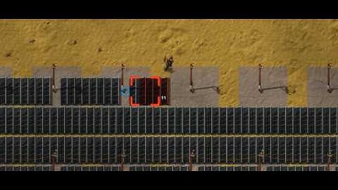 factorio hand laying solar panels