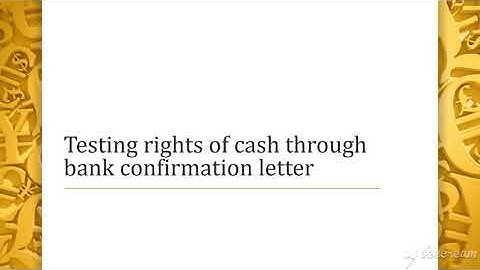 Substantive Analytical Procedure - Cash