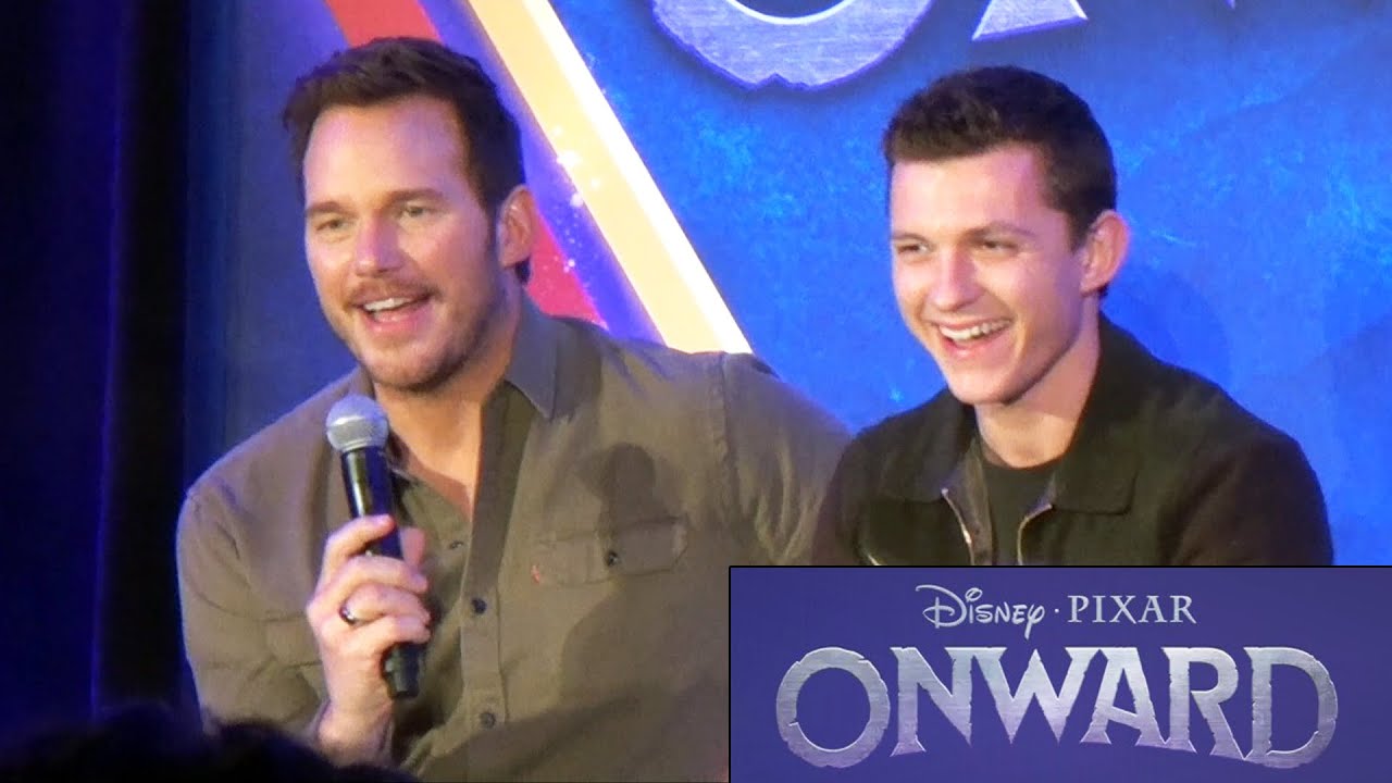 Chris Pratt and Tom Holland Talk About Their Characters in Pixar's "Onward" at Press Conference