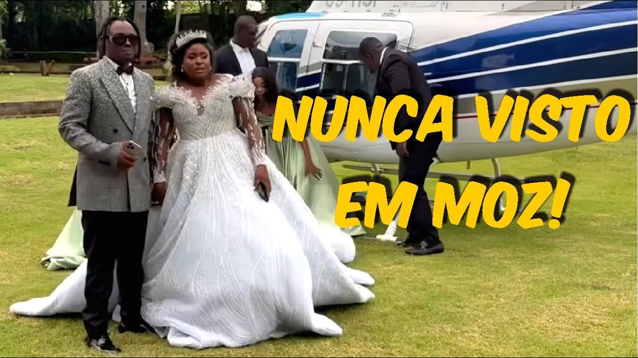 O Casamento Mais Luxuoso que Moçambique Já Viu 🚁💍