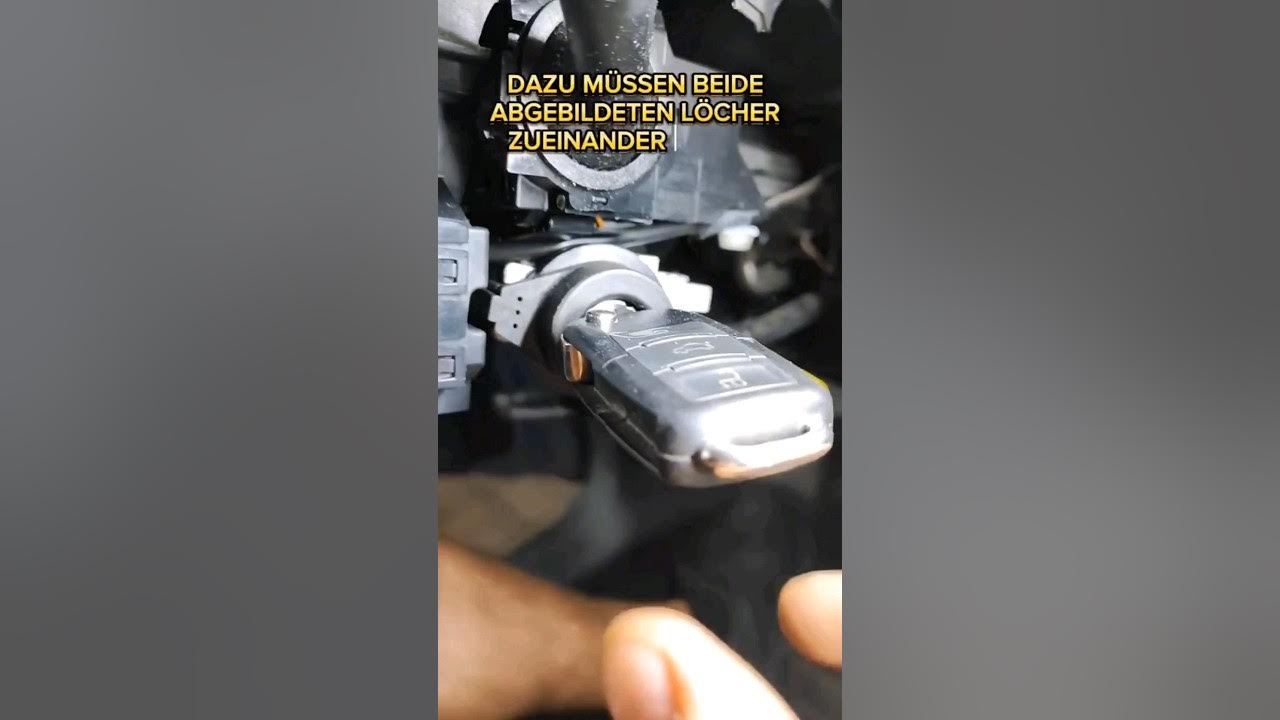Vw Crafter Zündschloss Lässt Sich Nicht Drehen VW Golf 6 Zündschloss entriegelt nicht #vw #kfz #mechanic - YouTube
