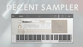 EMI - children's synthesizer from 1987. Making our first sample pack for the decent sampler. screenshot 2