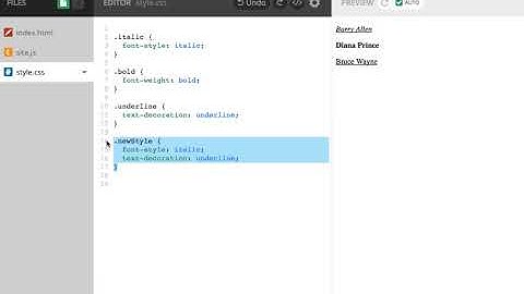 CSS Combining Classes and Style Rules