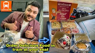 How to Order Delicious Food in Train at your Seat ππ₯ || Railrestro || Indian Railways ||