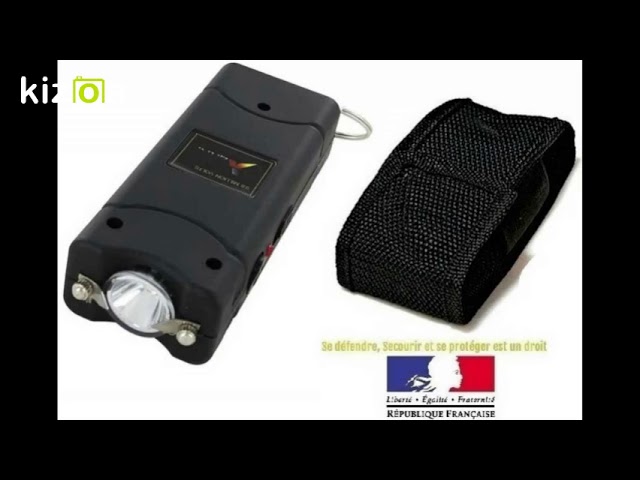 Taser et borne 3 en 1 80 Kv (80 000 volts) très puissants fournis à la  police américaine avec viseur laser et étui