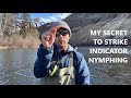 The secret to nymph fishing  drop mend for strike indicator fishing