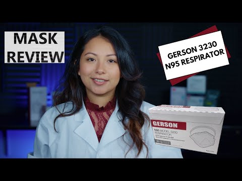 Gerson 3230+ N95 Respirator Mask Review Using NIOSH N95 Testing Standard