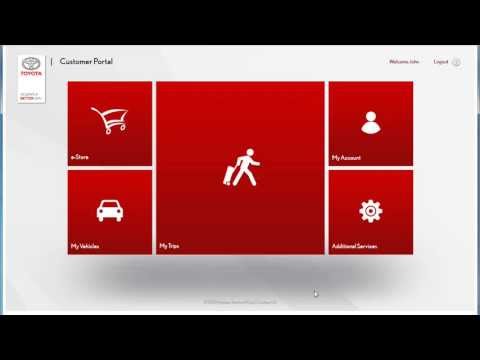 Toyota Customer Portal Introduction