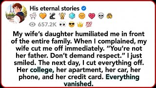 Full My wife's Daughter Humiliated me in Front of the Entire Family. When I Complained, my wife cut me... Guide
