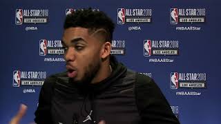 HILARIOUS Answers From Team LeBron, Team Stephen | 2018 All-Star Media Availability