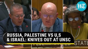 Russia Clashes With U.S. & Israel After UNSC Junks Resolution On Gaza Truce; 