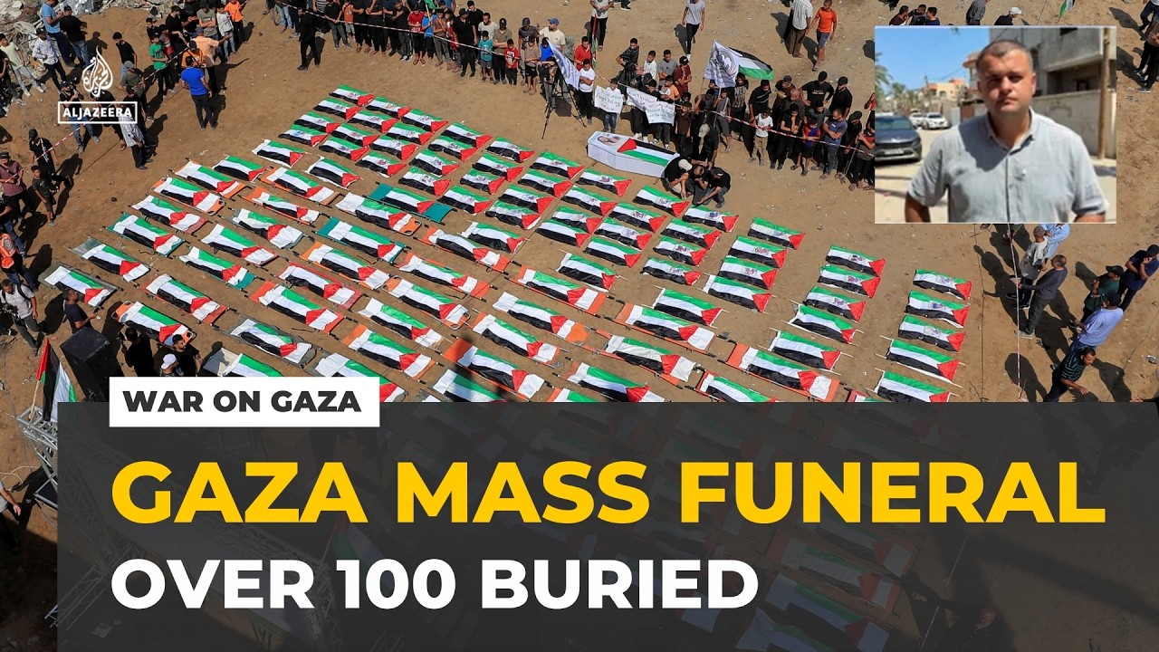 Largest funeral held in Gaza: More than 100 members of two families laid to rest