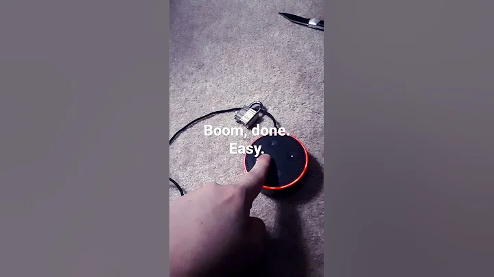 How to unlock an echo dot 2021 (still works) #shorts