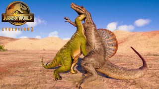 IGUANODON Finishing Move vs All Carnivore Dinosaurs | JURASSIC WORLD EVOLUTION 2 screenshot 3