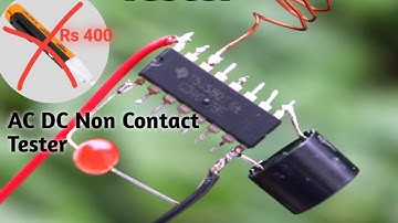 PROJECT | How to Make Wireless Voltage Tester using CD4017.