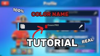 COLOR NAME TUTORIAL 100 REAL