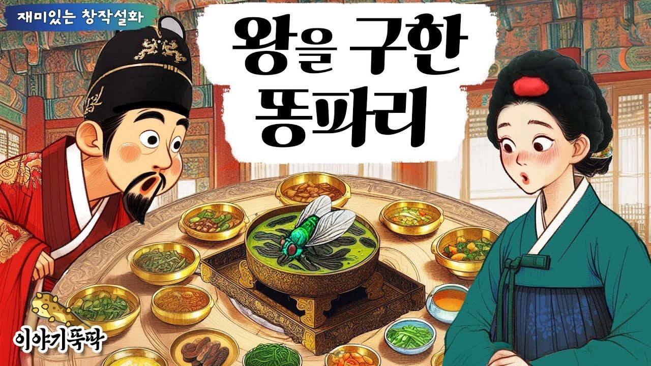 뚝딱 61  '왕을 구한 똥파리'   임금님의 수라상에 빠져버린 파리 한마리  이에 궁이 뒤집어지자, 한 청년이 놀라운 폭로를 이어가는데    