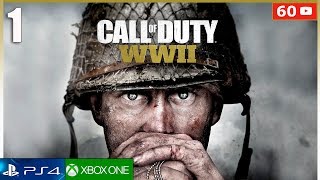 CALL OF DUTY WW2 - Mision 1 Español Gameplay PS4 | Campaña Parte 1 (1080p 60fps)