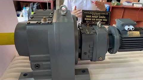MOTOR GIẢM TỐC TẢI NẶNG DÒNG R77+107 Ratio 1/492