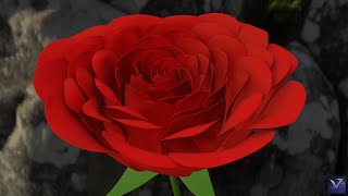 3D Rose Blooming Animation screenshot 2