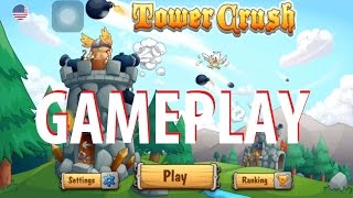 Tower Crush Gameplay iOS / Android Video HD(subscribe : https://goo.gl/CtCwDG Tower Crush is an epic indie game where you build 1 tower, up to 6 floors, load them with weapons, upgrade, evolve and ..., 2016-06-16T13:46:24.000Z)