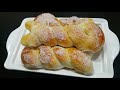 Trecce zuccherate -ricetta siciliana .... no knead (senza impasto) facilissime da fare.