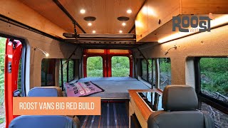 Transit Van Full Build with Bunk Bed System - Big Red