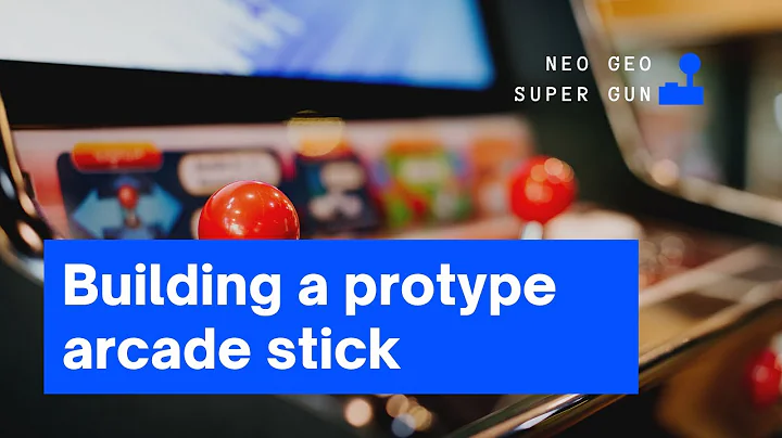 Building an arcade stick for my Neo Geo Part 1 - The Prototype