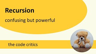 Famous Recursion: confusing but powerful Profile