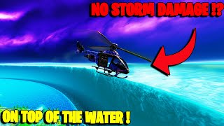 What Happens When You Go On Top Of The Water Level In The Water Storm | Fortnite Battle Royale