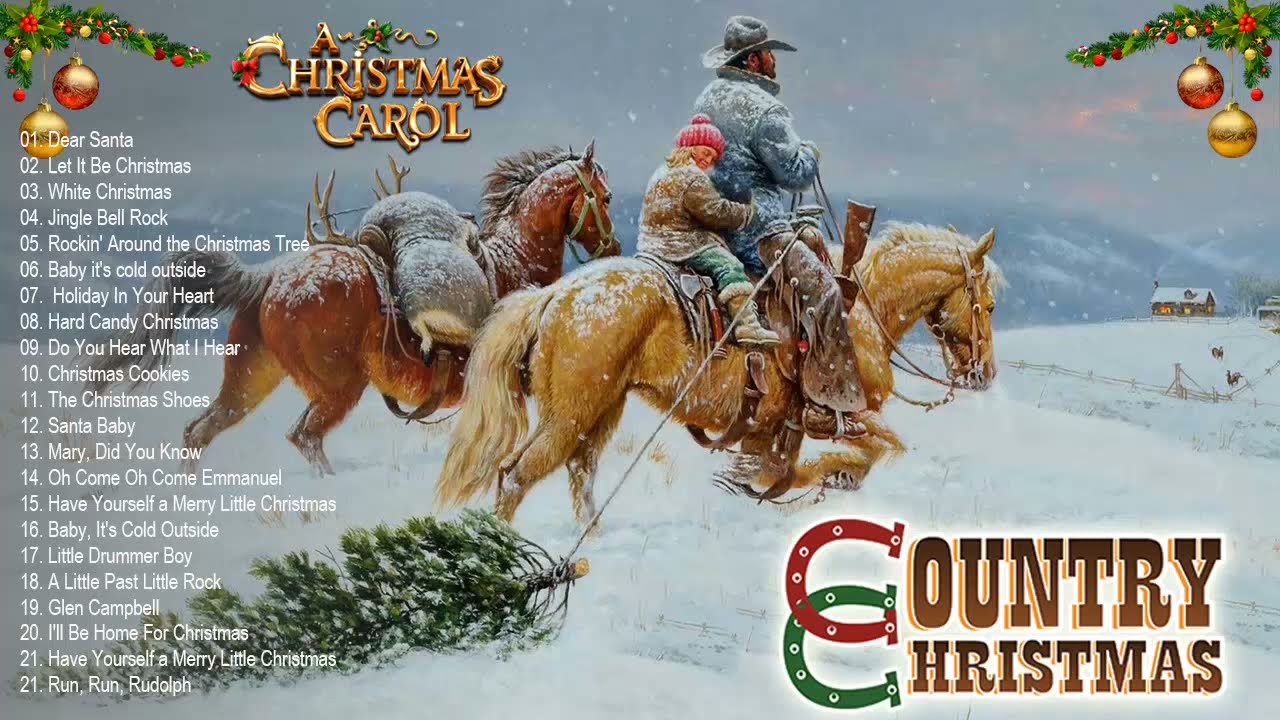 Classic Country Christmas Songs 🎄 Country Carols Music Playlist 🎄 Best Country Xmas Music - YouTube